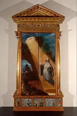 Reliquaire déposait de San Diego par Bartolomé Carducho, 1604-1606.