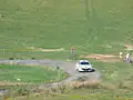 Vouilloz-Klinger, champions IRC 2008, ici au Barum Rally Zlín