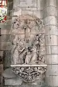 Bas-relief représentant l'Ascension.
