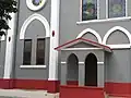 Bas du côté droit de la Basilique de l'Immaculée-Conception de Ouidah