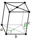 Monoclinique à bases centrées (β)