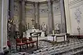 Statues des Pères de l'Église dans le chœur de la basilique Notre-Dame de Bonne-Espérance