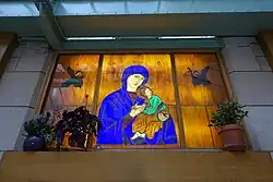 Représentation de Notre-Dame-du-Perpétuel-Secours.