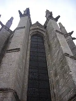 Chevet de l'église.