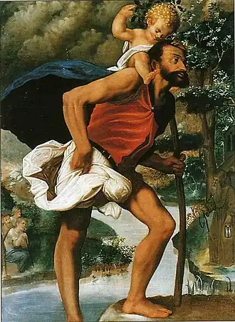 Saint Christophe, par Claude Bassot (1607)