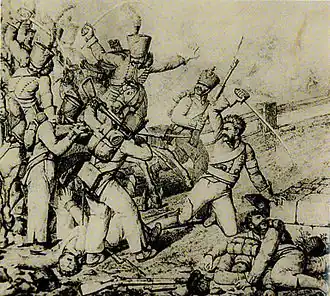 Description de l'image Bataille de Thouars 1815.jpg.