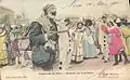 Bataille de confetti au carnaval de Nice vers 1905.