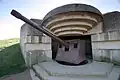 Batterie de Longues-sur-Mer, canon de 150 mm.