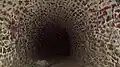 Une galerie du secteur Sud qui mène à une caponnière.