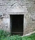 Détail de l'entrée.