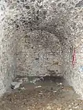 Intérieur d'une des traverses.