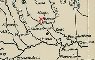 Description de l'image Battle of Bicocca (location).png.