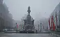 Le monument et la Tombe du Soldat Inconnu à la veille de la Fête de l'Indépendance en 2014.