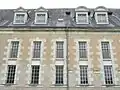 Détail de la façade.