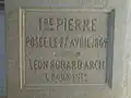 1re&nbsp;pierre posée le 27 avril 1862
