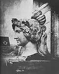 La tête de la statue de la Bavaria avant le montage, vers 1849.