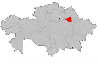 Localisation de District de Bayanaoul