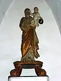 Statue Vierge et Enfant.