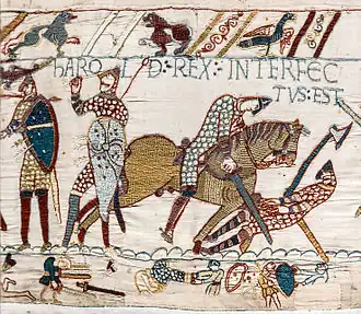 tapisserie : mort d'Harold