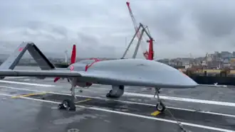 Vue de l'avion.