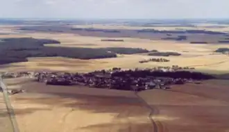 Vue aérienne.