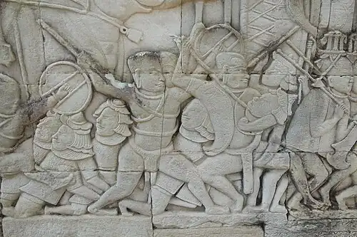 Scène de bataille.