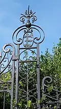 Détail de la grille (chemin de Laharie)
