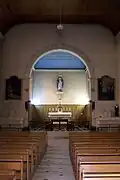 Vue intérieure de la chapelle (sept.&nbsp;2011)