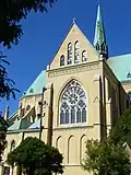 Façade sud du transept.