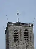 Point planimétrique 42B52C1 au pied de la croix de la Basilique Saint-Martin de Liège