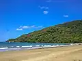 Plage dans le parc.