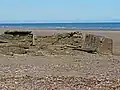 ruines d'un bâtiment.