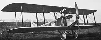 Vue de l'avion.
