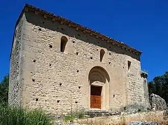 Chapelle du Saint-Sépulcre de Beaumont-du-Ventouxdécor intérieur