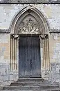 La porte du transept nord.