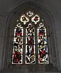 Verrière du transept sud par Maurice Rocher (peintre) et l'atelier Degusseau (verrier).