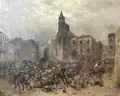 Un combats d’escortes dans les rues de Verdun, aout 1870, Beauquesne, 1898, musée de Verdun.