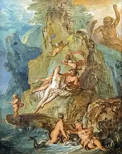 Nicolas Bertin, Acis et Galatée (XVIIIe siècle), musée des Beaux-Arts de Carcassonne.