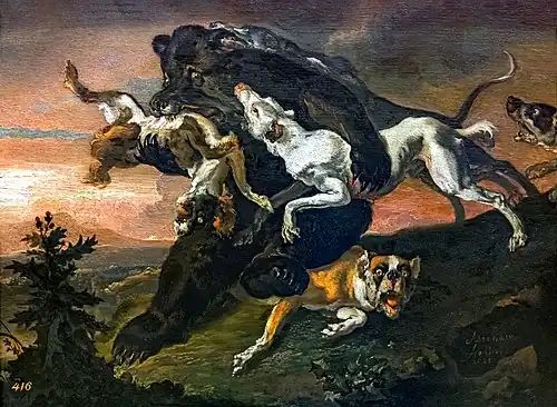 La chasse à L'ours Musée des Beaux-Arts de Carcassonne