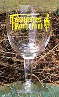 Verre à bière de Rochefort.