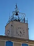 Beffroi, sur l'Hôtel de ville.