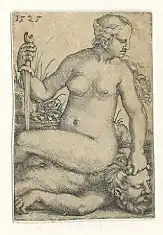 2. Judith et Holopherne, Cat. Bartsch 3.