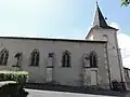 L'église Saint-Martin vue latéralement, après sa rénovation.