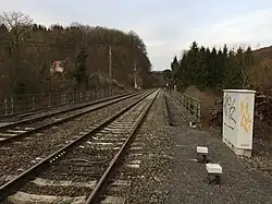 Voie de chemin de fer