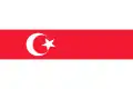 Drapeau des Tatars de Podlachie (Biélorussie et Pologne).
