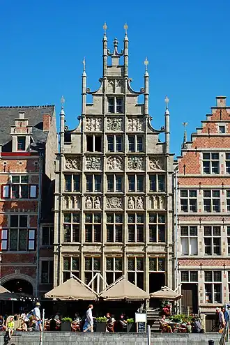 La Maison Den Enghel (façade de 1912).