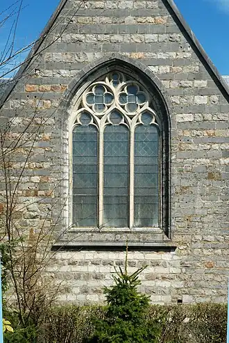 Baie du transept.