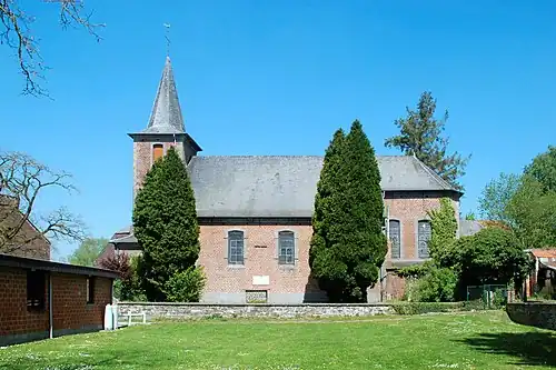 L'église vue du sud.
