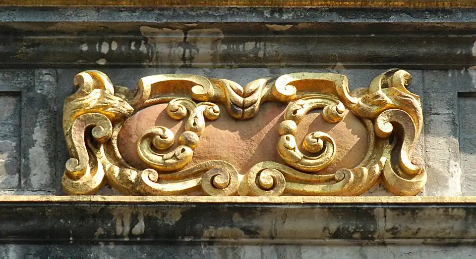 Cartouche «&nbsp;16&nbsp;».