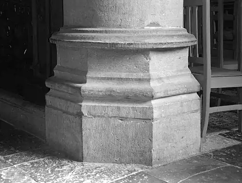 Base de colonne.